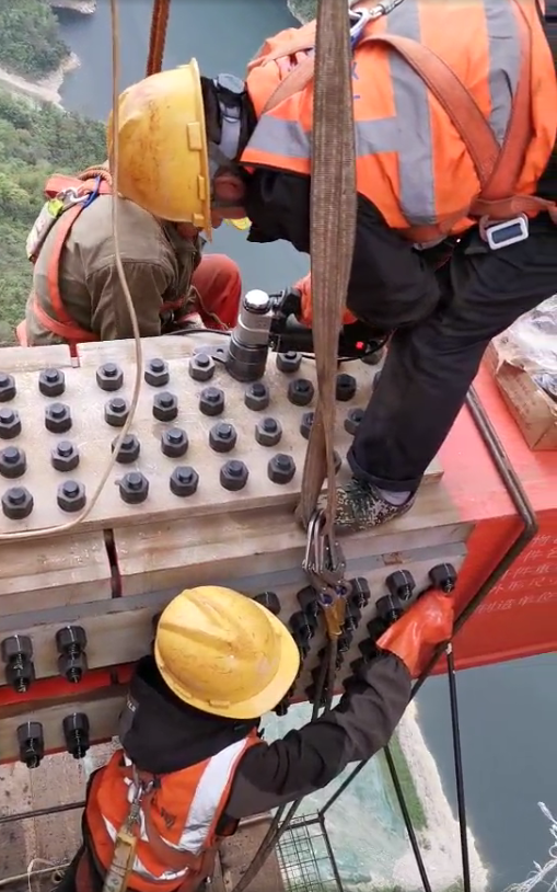 汉普电动工具在阳宝山大桥中的应用